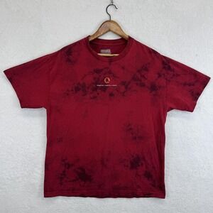 Naruto Shippuden Primitive Itachi Shirt Mens Large Red Tie Dye Anime Graphic